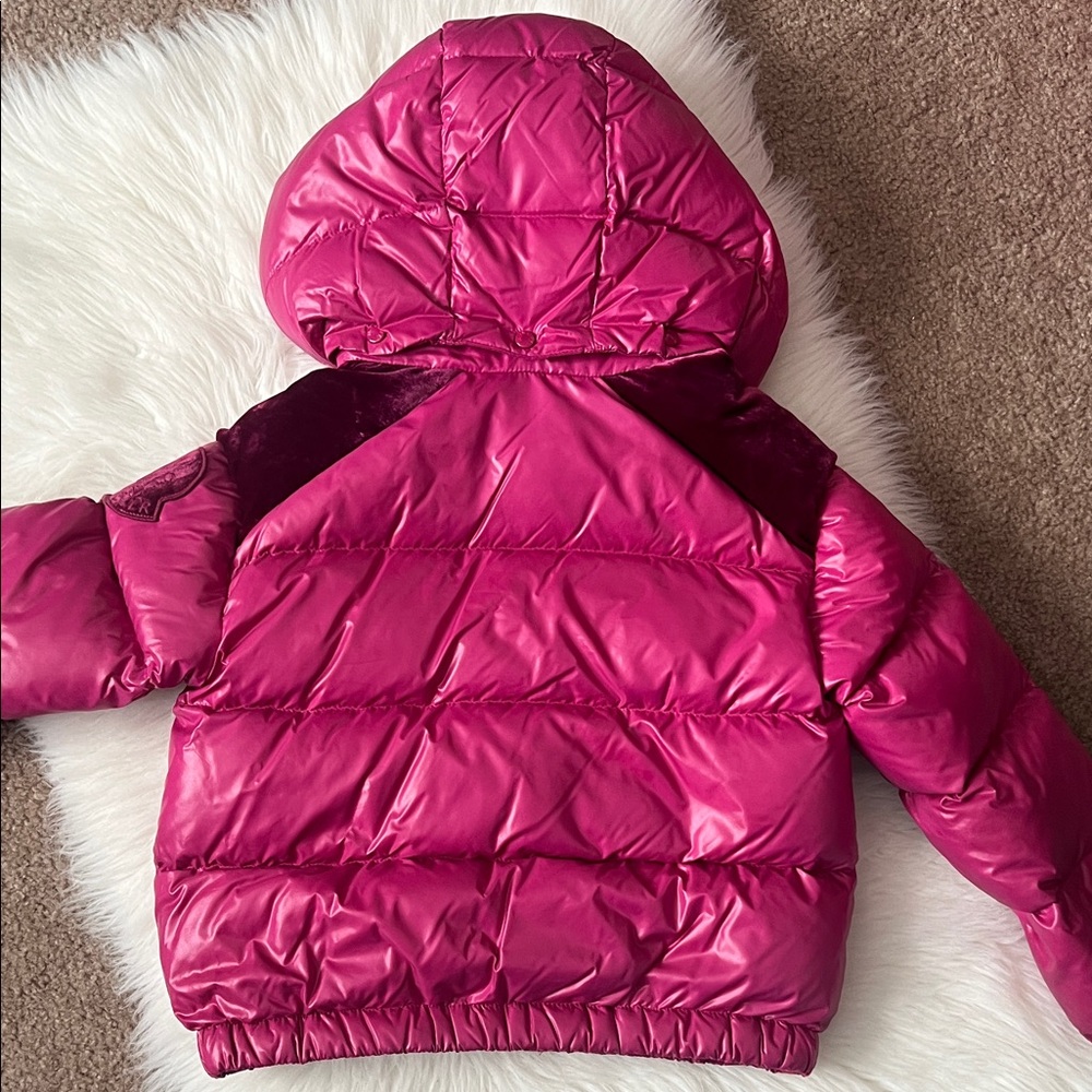 Moncler Kids Pink Puffer Jacket - Picture 2 of 10